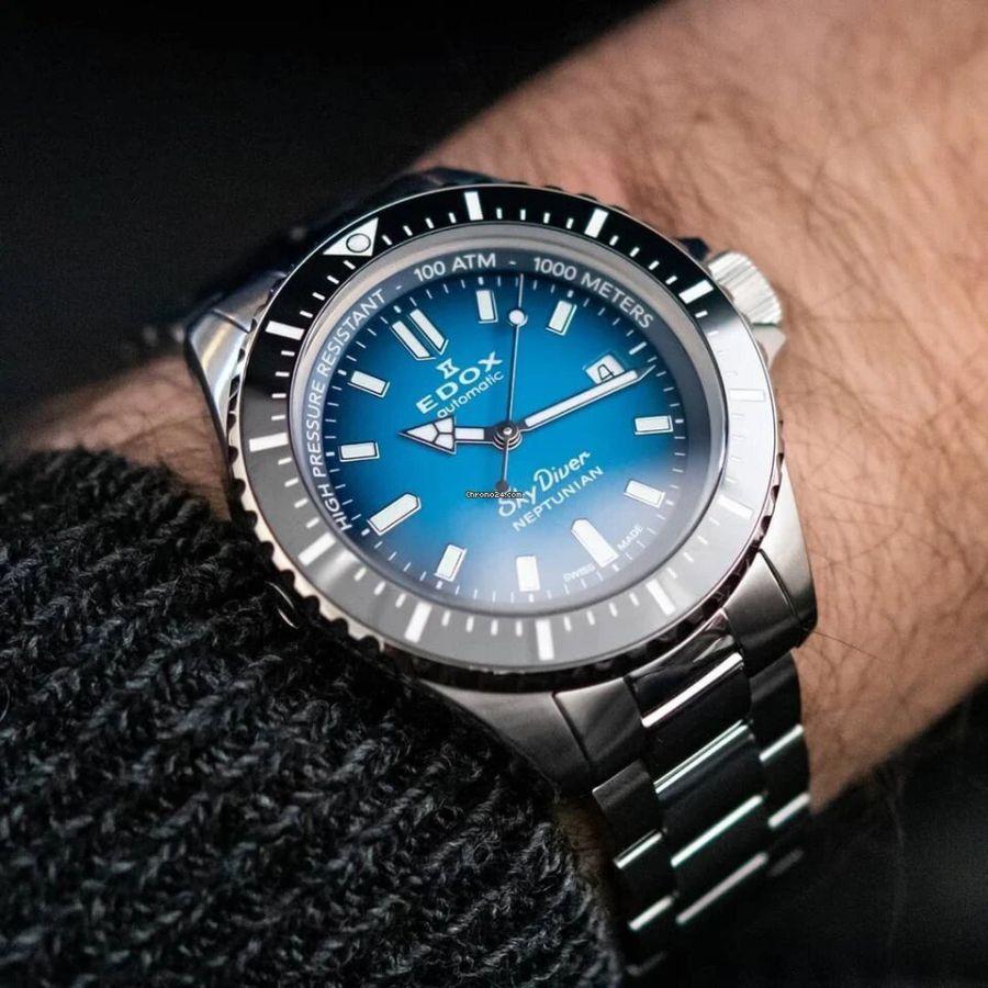 Edox Skydiver Neptunian 80120 3NM BUIDN
