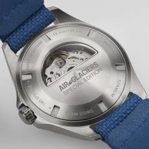 Hamilton KHAKI AVIATION PILOT DAY DATE AUTO AIR-GLACIERS EDITION H64655941 + Strap Hamilton KHAKI AVIATION PILOT DAY DATE AUTO AIR-GLACIERS EDITION H64655941 + Strap