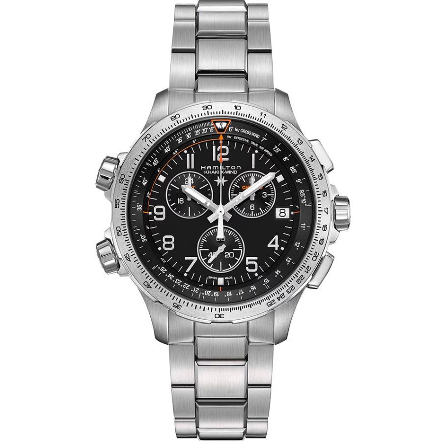 Hamilton KHAKI AVIATION X-WIND GMT CHRONO QUARTZ H77912135