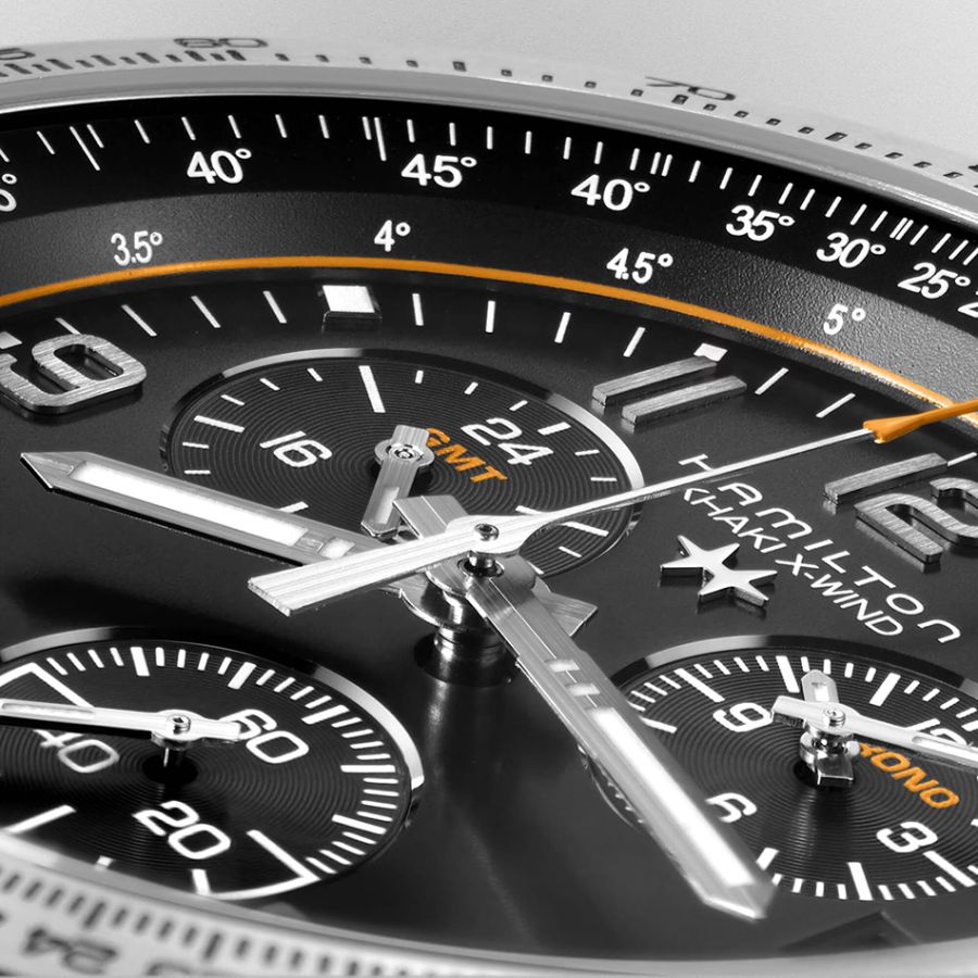 Hamilton KHAKI AVIATION X-WIND GMT CHRONO QUARTZ H77912335