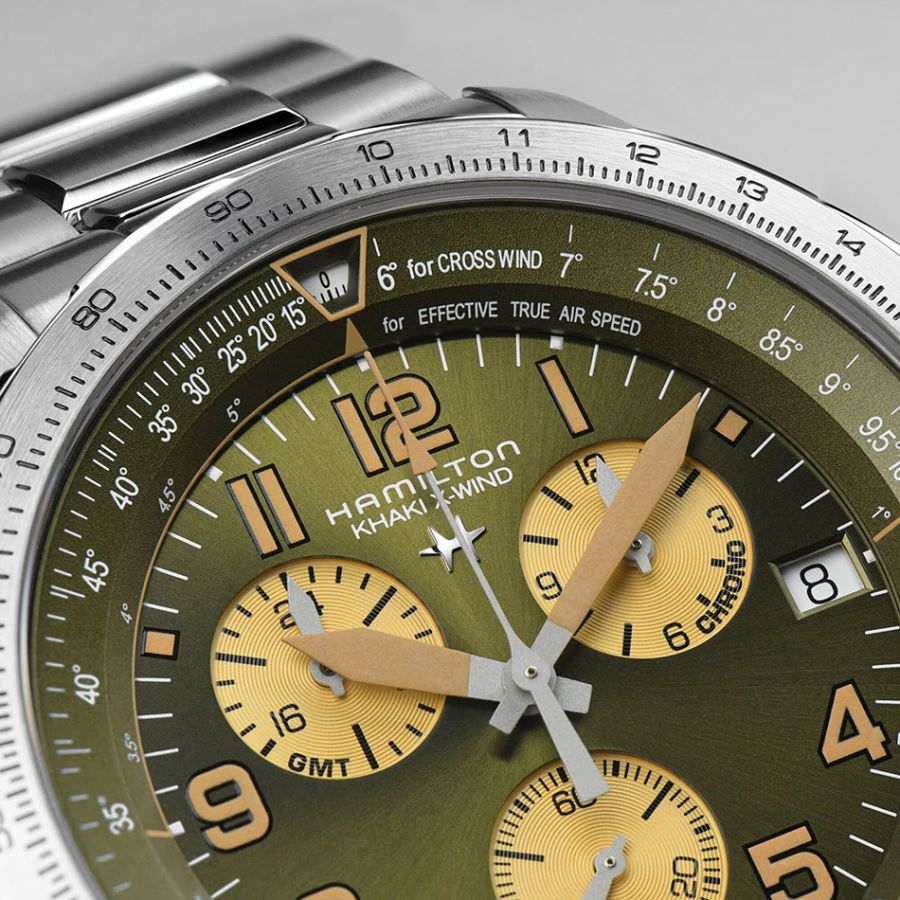 Hamilton KHAKI AVIATION X-WIND GMT CHRONO QUARTZ H77932160