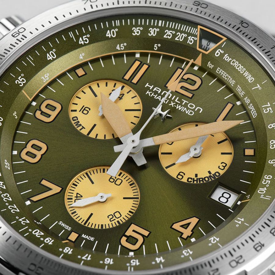 Hamilton KHAKI AVIATION X-WIND GMT CHRONO QUARTZ H77932560