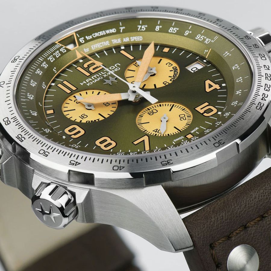 Hamilton KHAKI AVIATION X-WIND GMT CHRONO QUARTZ H77932560