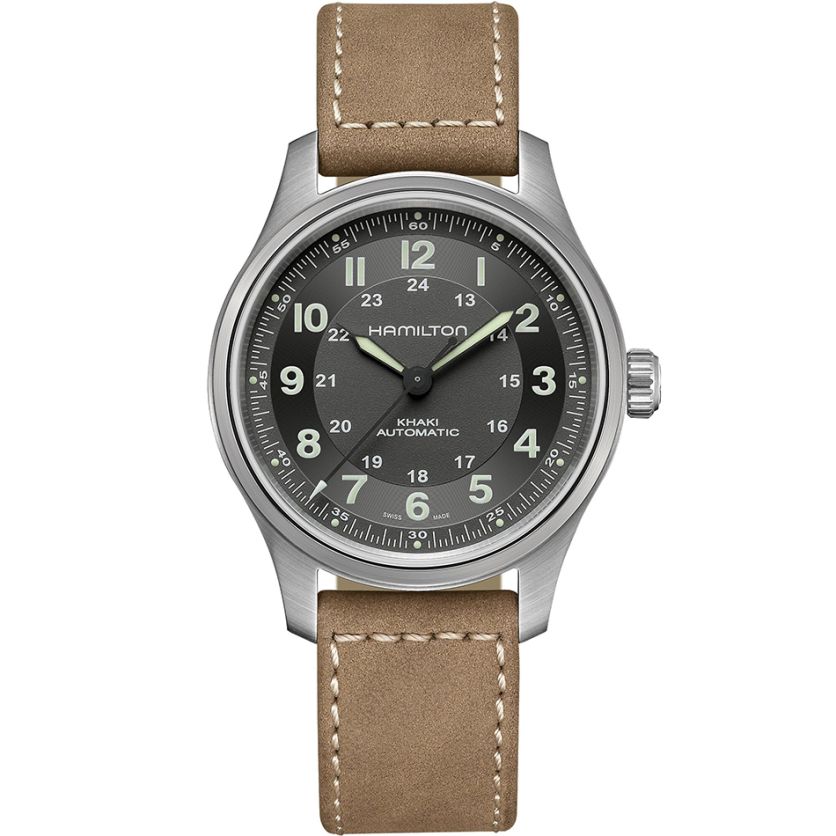 Hamilton KHAKI FIELD TITANIUM AUTO H70545550 Hamilton KHAKI FIELD TITANIUM AUTO H70545550