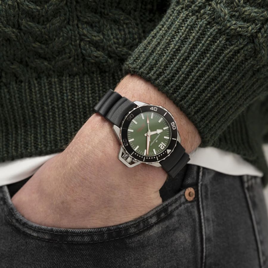 Hamilton Khaki Navy Frogman H77455360