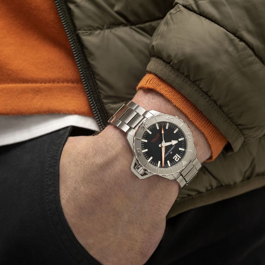 Hamilton Khaki Navy Frogman H77485130