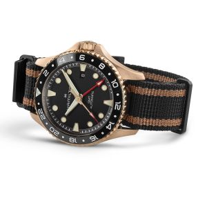Hamilton Khaki Navy Scuba Automatic GMT 43mm Bronze H82565930 Hamilton Khaki Navy Scuba Automatic GMT 43mm Bronze H82565930