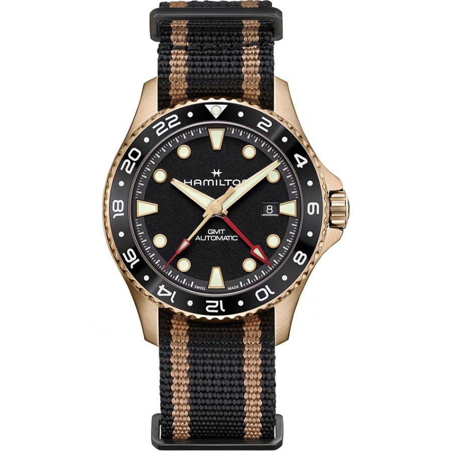 Hamilton Khaki Navy Scuba Automatic GMT 43mm Bronze H82565930