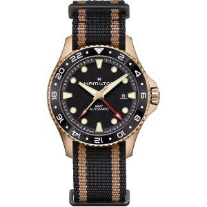 Hamilton Khaki Navy Scuba Automatic GMT 43mm Bronze H82565930 Hamilton Khaki Navy Scuba Automatic GMT 43mm Bronze H82565930