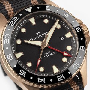 Hamilton Khaki Navy Scuba Automatic GMT 43mm Bronze H82565930 Hamilton Khaki Navy Scuba Automatic GMT 43mm Bronze H82565930