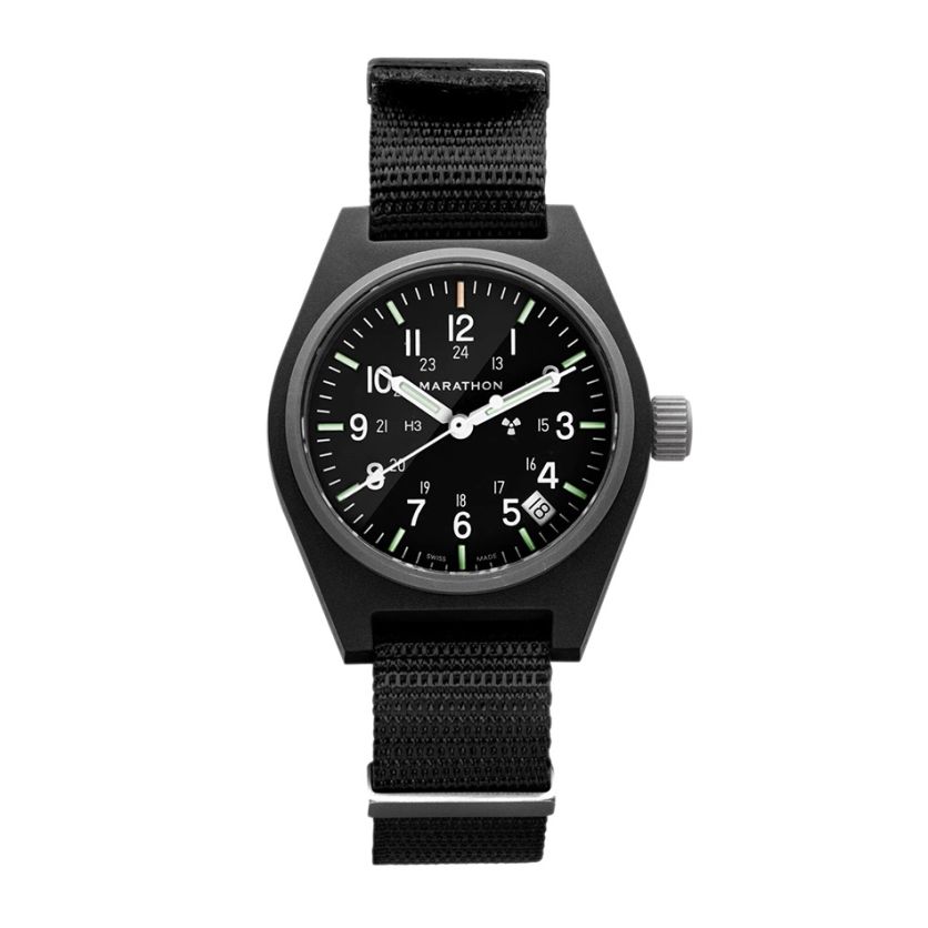 Marathon 34mm Black General Purpose Quartz with Date (GPQ) WW194015BK-0108 Marathon 34mm Black General Purpose Quartz with Date (GPQ) WW194015BK-0108