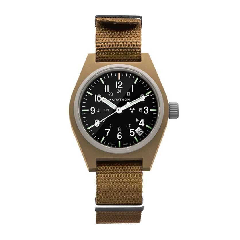 Marathon 34mm Desert Tan General Purpose Quartz with Date (GPQ) WW194015DT-0106 Marathon 34mm Desert Tan General Purpose Quartz with Date (GPQ) WW194015DT-0106