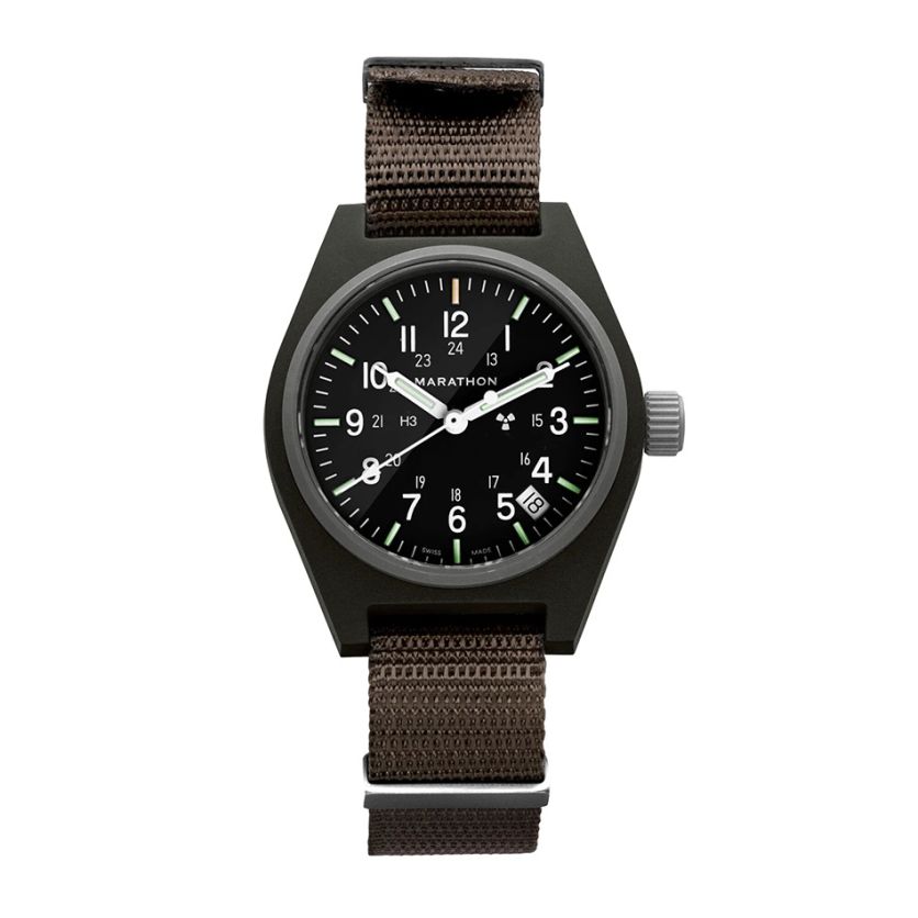 Marathon 34mm Sage Green General Purpose Quartz with Date (GPQ) WW194015SG-0106 Marathon 34mm Sage Green General Purpose Quartz with Date (GPQ) WW194015SG-0106