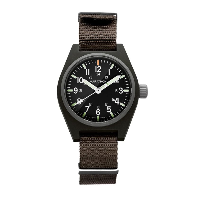 Marathon 34mm Sage Green General Purpose Quartz with MaraGlo (GPQ) WW194009SG-0106 Marathon 34mm Sage Green General Purpose Quartz with MaraGlo (GPQ) WW194009SG-0106