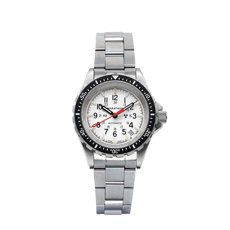 Marathon 36mm Arctic Edition Medium Diver's Automatic (MSAR Auto) with Stainless Steel Bracelet WW194026SS-0506 Marathon 36mm Arctic Edition Medium Diver's Automatic (MSAR Auto) with Stainless Steel Bracelet WW194026SS-0506
