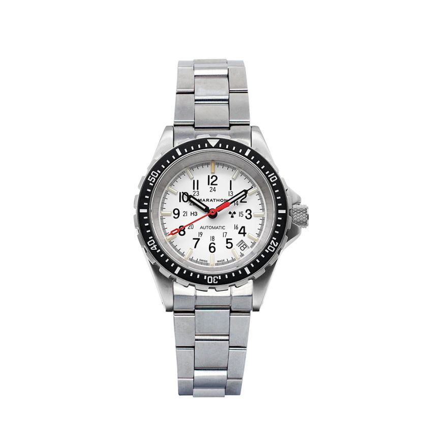 Marathon 36mm Arctic Edition Medium Diver's Automatic (MSAR Auto) with Stainless Steel Bracelet WW194026SS-0506 Marathon 36mm Arctic Edition Medium Diver's Automatic (MSAR Auto) with Stainless Steel Bracelet WW194026SS-0506