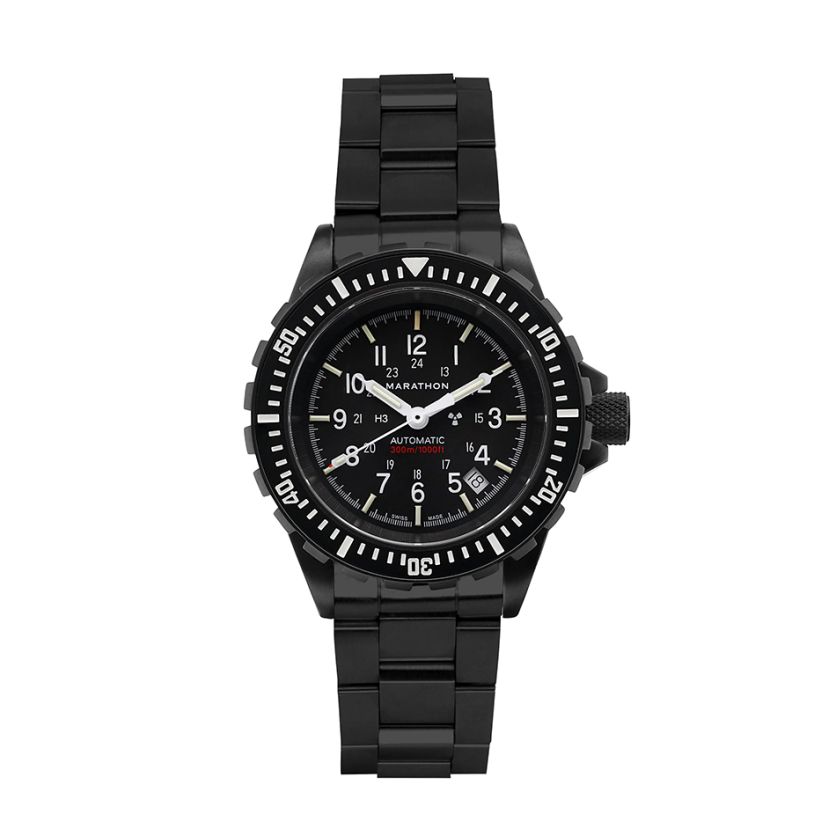 Marathon 41mm Anthracite Large Diver's Automatic (GSAR) with Stainless Steel Bracelet WW194006BK-0109 Marathon 41mm Anthracite Large Diver's Automatic (GSAR) with Stainless Steel Bracelet WW194006BK-0109