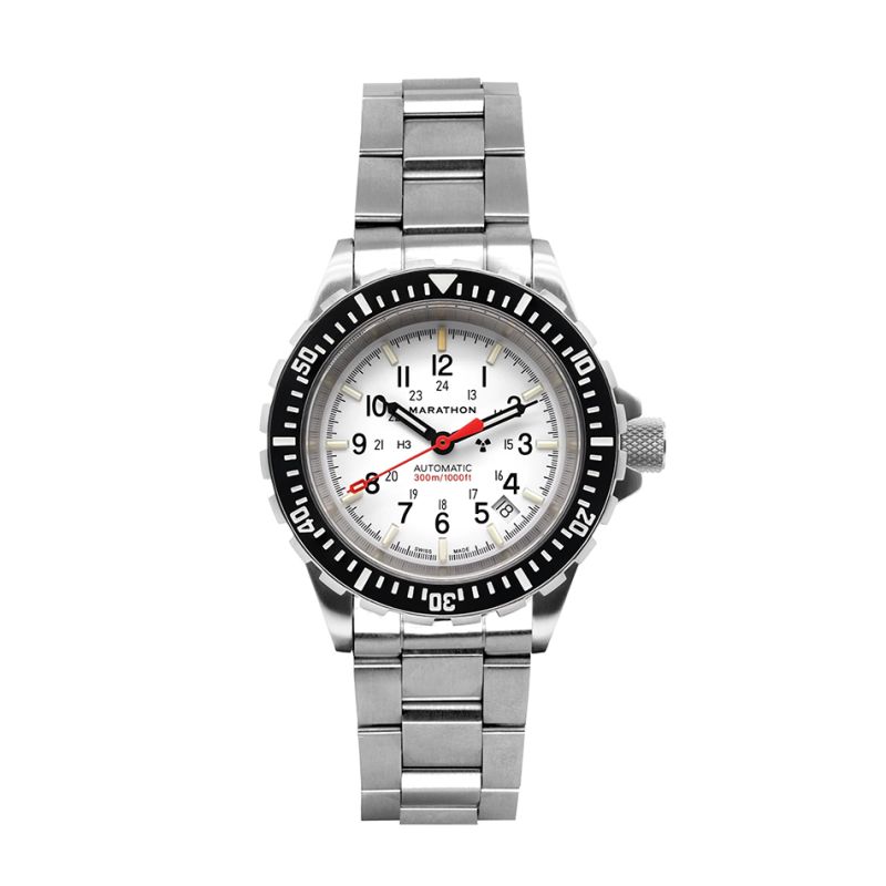 Marathon 41mm Arctic Edition Large Diver's Automatic (GSAR) with Stainless Steel Bracelet WW194006SS-0513 Marathon 41mm Arctic Edition Large Diver's Automatic (GSAR) with Stainless Steel Bracelet WW194006SS-0513