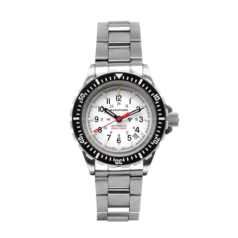 Marathon 41mm Arctic Edition Large Diver's Automatic (GSAR) with Stainless Steel Bracelet WW194006SS-0513 Marathon 41mm Arctic Edition Large Diver's Automatic (GSAR) with Stainless Steel Bracelet WW194006SS-0513