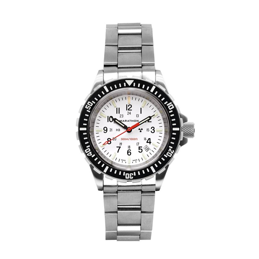 Marathon 41mm Arctic Edition Large Diver's Quartz (TSAR) with Stainless Steel Bracelet WW194007SS-0512 Marathon 41mm Arctic Edition Large Diver's Quartz (TSAR) with Stainless Steel Bracelet WW194007SS-0512
