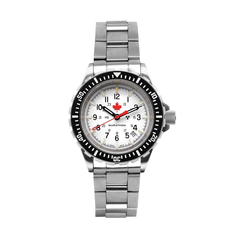 Marathon 41mm Arctic Red Maple Large Diver’s Automatic (GSAR) with Stainless Steel Bracelet WW194006SS-1601 Marathon 41mm Arctic Red Maple Large Diver’s Automatic (GSAR) with Stainless Steel Bracelet WW194006SS-1601