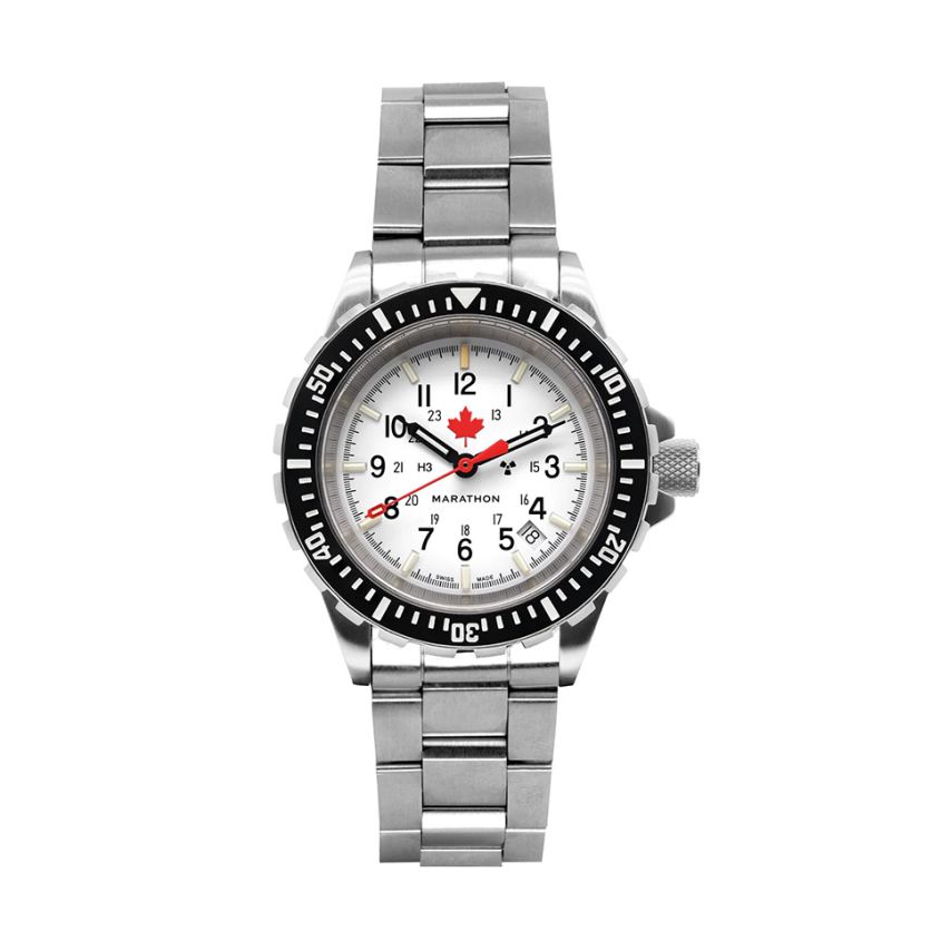 Marathon 41mm Arctic Red Maple Large Diver’s Automatic (GSAR) with Stainless Steel Bracelet WW194006SS-1601 Marathon 41mm Arctic Red Maple Large Diver’s Automatic (GSAR) with Stainless Steel Bracelet WW194006SS-1601