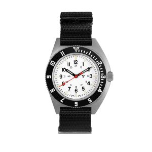 Marathon 41mm Arctic Steel Navigator (SSNAV) on Nylon DEFSTAN WW194001SS-0503 Marathon 41mm Arctic Steel Navigator (SSNAV) on Nylon DEFSTAN WW194001SS-0503
