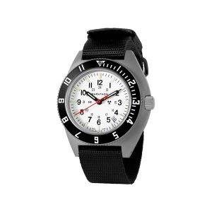 Marathon 41mm Arctic Steel Navigator with Date (SSNAV-D) on Ballistic Nylon SKU: WW194013SS-0501 Marathon 41mm Arctic Steel Navigator with Date (SSNAV-D) on Ballistic Nylon SKU: WW194013SS-0501