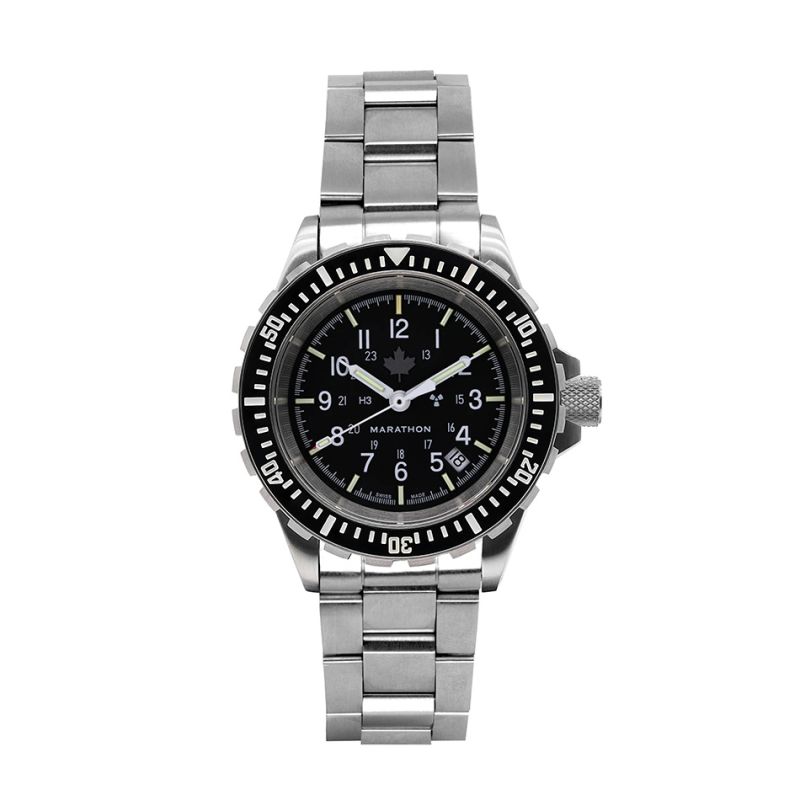 Marathon 41mm Gray Maple Large Diver's Automatic (GSAR) with Stainless Steel Bracelet WW194006SS-0309 Marathon 41mm Gray Maple Large Diver's Automatic (GSAR) with Stainless Steel Bracelet WW194006SS-0309