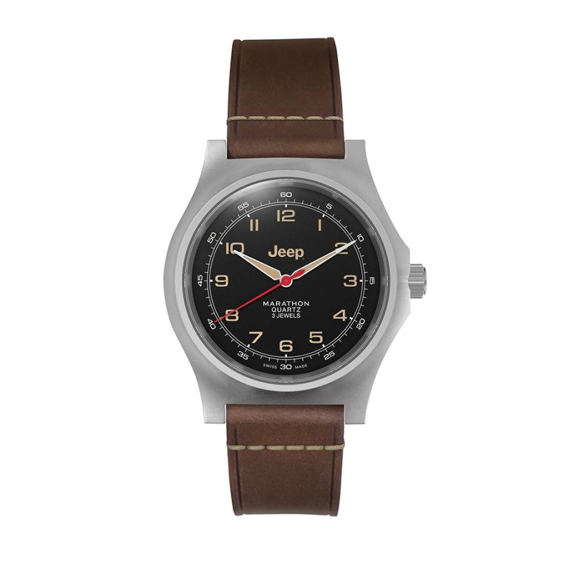 Marathon 41mm Jeep® Willys SSGPQ (Officer's Quartz) WW194034SS-4001 + Straps Marathon 41mm Jeep® Willys SSGPQ (Officer's Quartz) WW194034SS-4001 + Straps