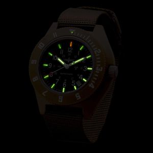 Marathon 41mm Official Duvdevan Desert Tan Pilot's Navigator with Date WW194013DT-0610