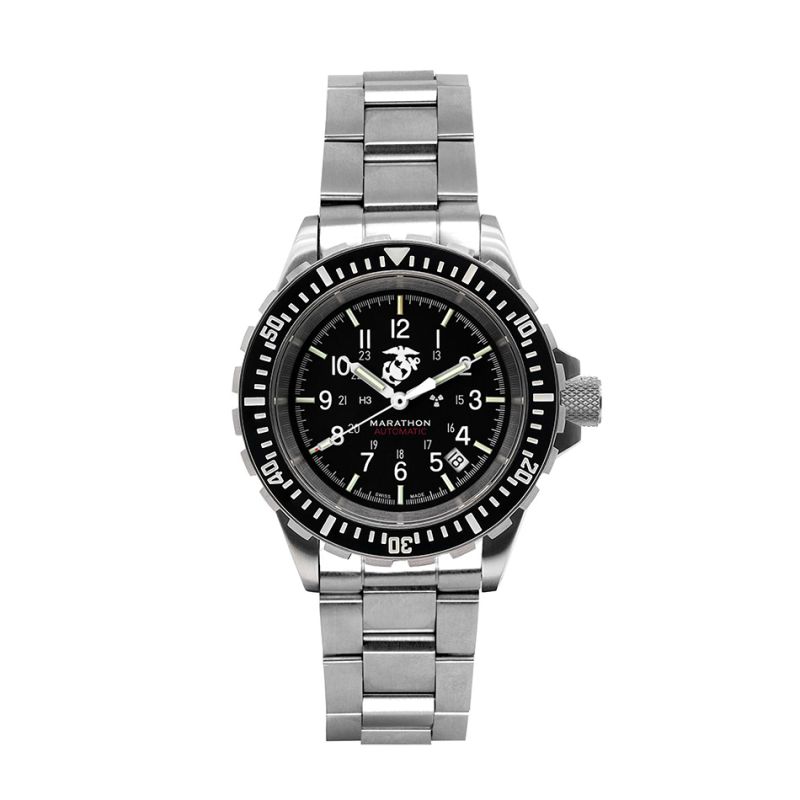 Marathon 41mm Official USMC™ Large Diver's Automatic (GSAR) with Stainless Steel Bracelet WW194006SS-0208 Marathon 41mm Official USMC™ Large Diver's Automatic (GSAR) with Stainless Steel Bracelet WW194006SS-0208
