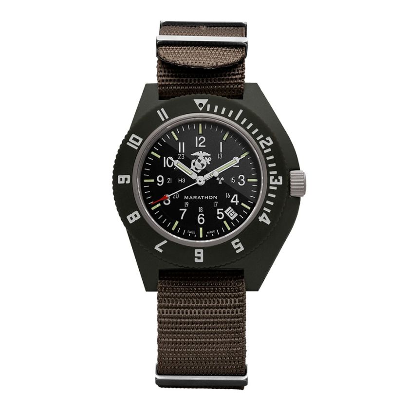 Marathon 41mm Official USMC Sage Green Pilot's Navigator with Date WW194013SG-0210 Marathon 41mm Official USMC Sage Green Pilot's Navigator with Date WW194013SG-0210