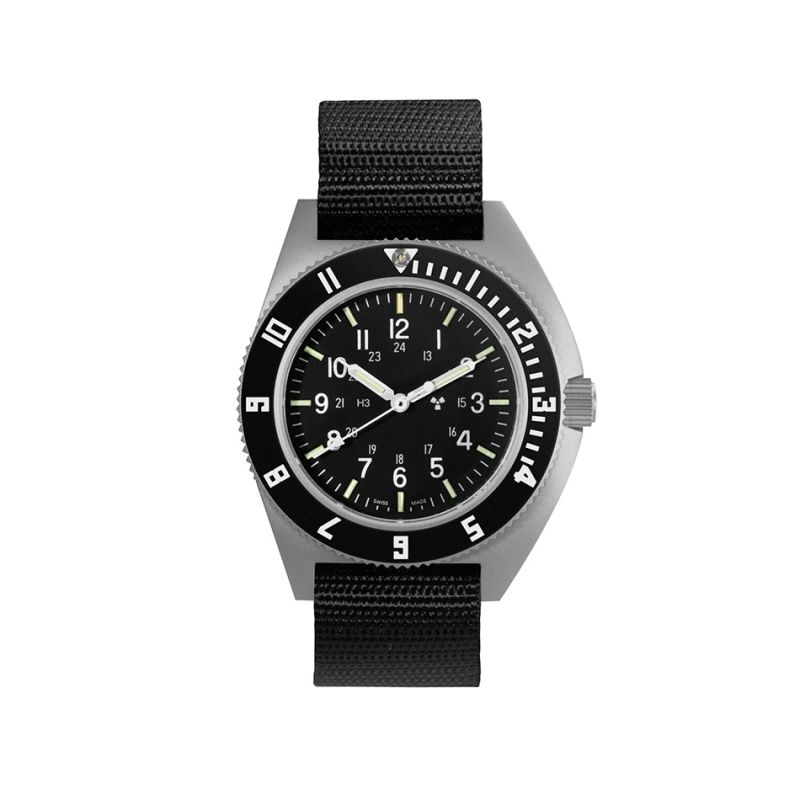 Marathon 41mm Steel Navigator (SSNAV) on Ballistic Nylon WW194001SS-0801 Marathon 41mm Steel Navigator (SSNAV) on Ballistic Nylon WW194001SS-0801