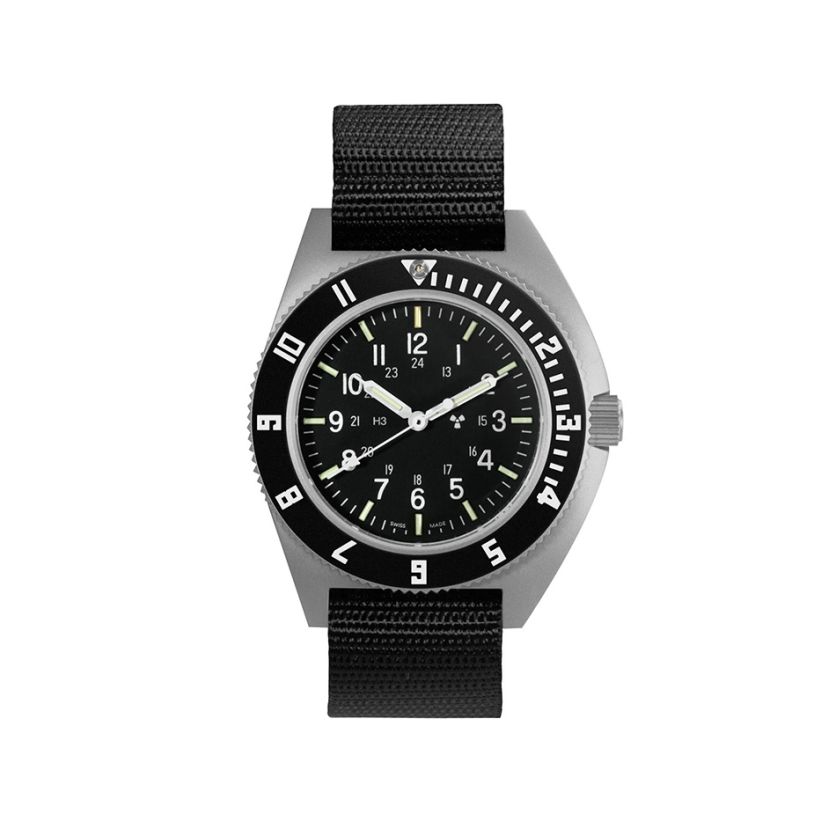 Marathon 41mm Steel Navigator (SSNAV) on Ballistic Nylon WW194001SS-0801 Marathon 41mm Steel Navigator (SSNAV) on Ballistic Nylon WW194001SS-0801