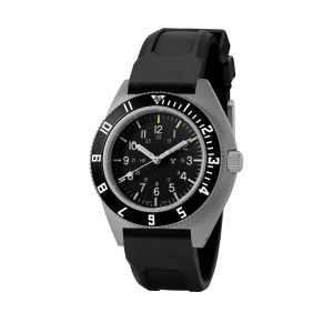 Marathon 41mm Steel Navigator (SSNAV) on Black 3-Piece Rubber Strap Kit WW194001SS-0830 Marathon 41mm Steel Navigator (SSNAV) on Black 3-Piece Rubber Strap Kit WW194001SS-0830