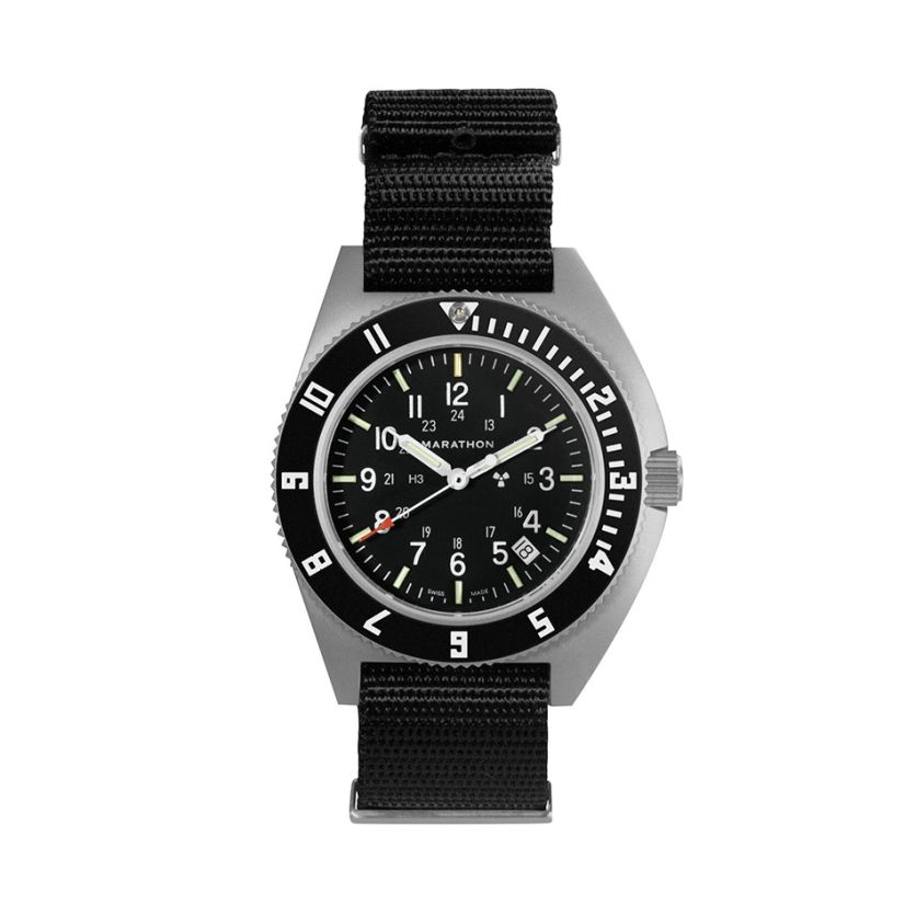 Marathon 41mm Steel Navigator with Date (SSNAV-D) on Nylon DEFSTAN WW194013SS-0103 Marathon 41mm Steel Navigator with Date (SSNAV-D) on Nylon DEFSTAN WW194013SS-0103