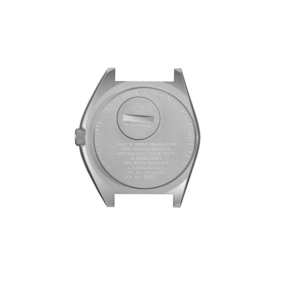 Marathon 41mm Steel Navigator with Date (SSNAV-D) on Nylon DEFSTAN WW194013SS-0103