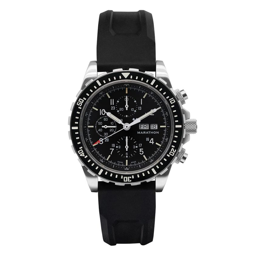 Marathon 46mm Jumbo Diver Pilot's Automatic Chronograph (CSAR) WW194014SS-0130 Marathon 46mm Jumbo Diver Pilot's Automatic Chronograph (CSAR) WW194014SS-0130