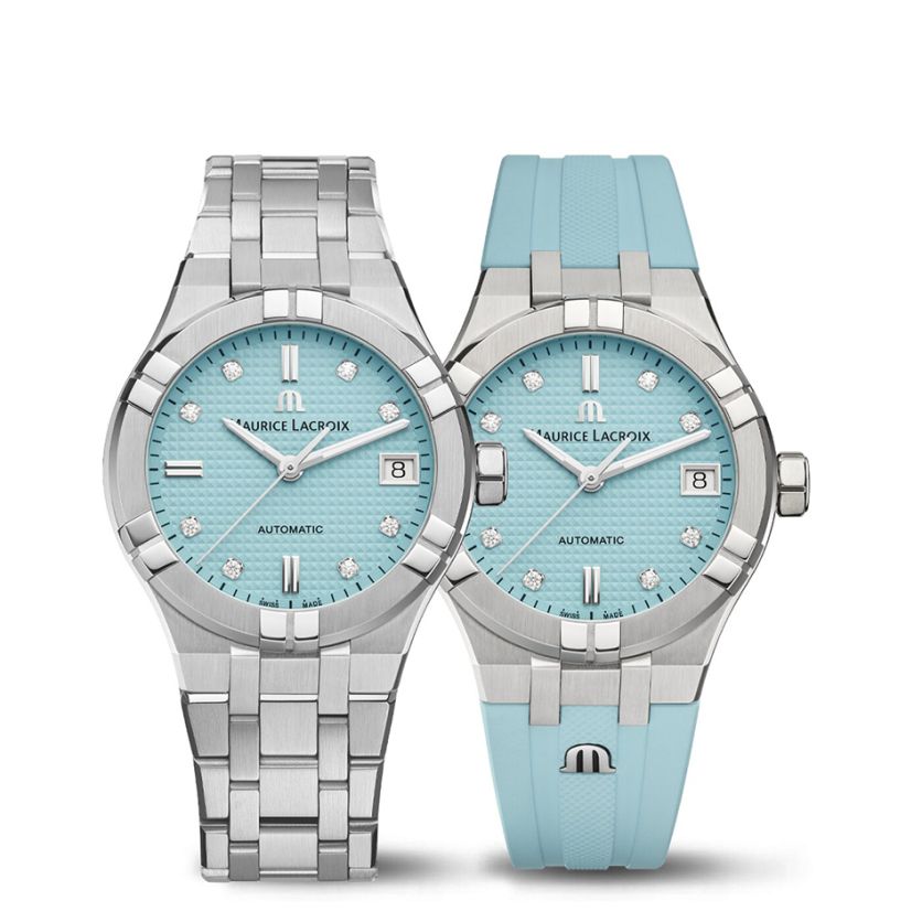 Maurice Lacroix AIKON Automatic Limited Summer Edition 35mm AI6006-SS00F-451-C + Ремешок Maurice Lacroix AIKON Automatic Limited Summer Edition 35mm AI6006-SS00F-451-C + Ремешок