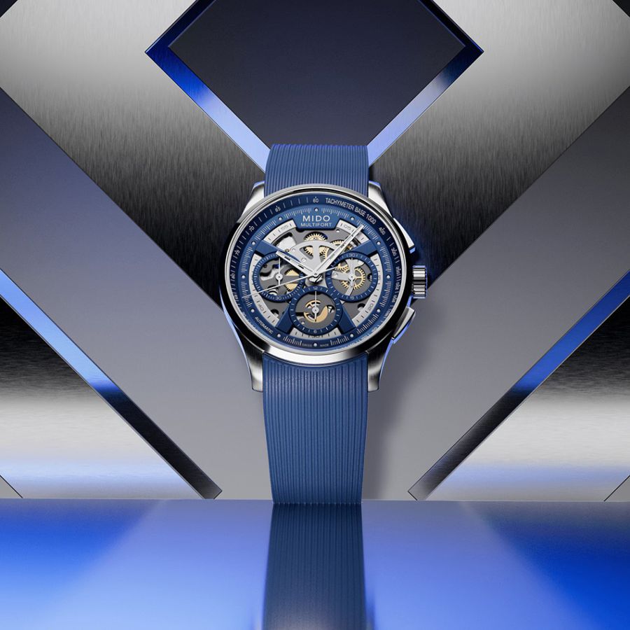 Mido Multifort Skeleton Chronograph M038.662.17.040.00