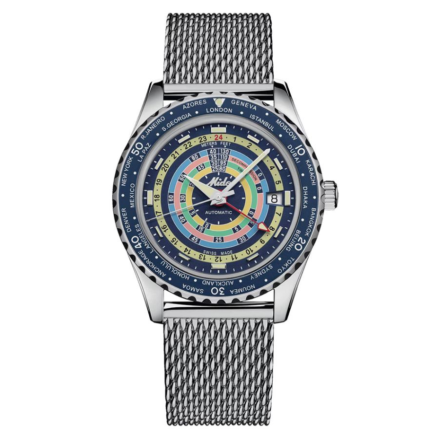Mido Ocean Star Decompression Worldtimer M026.829.17.041.00