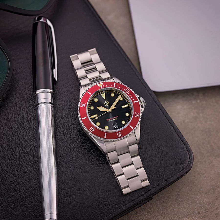 NTH Barracuda Vintage Red with date WW-NTHL-BVRD