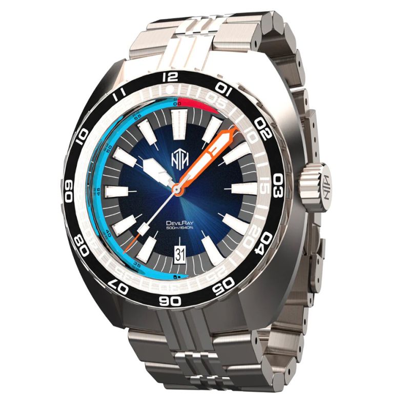 NTH DevilRay Blue With Date WW-NTH-DRED