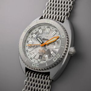Ocean Crawler Core Diver - Damascus Steel - 2 Straps Included Ocean Crawler Core Diver - Damascus Steel - 2 Straps Included