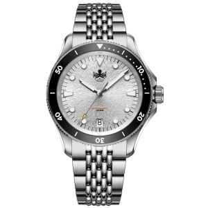 PHOIBOS Delphinus PY055ED Silver White Date
