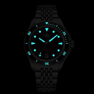 PHOIBOS Delphinus PY055ED Silver White Date