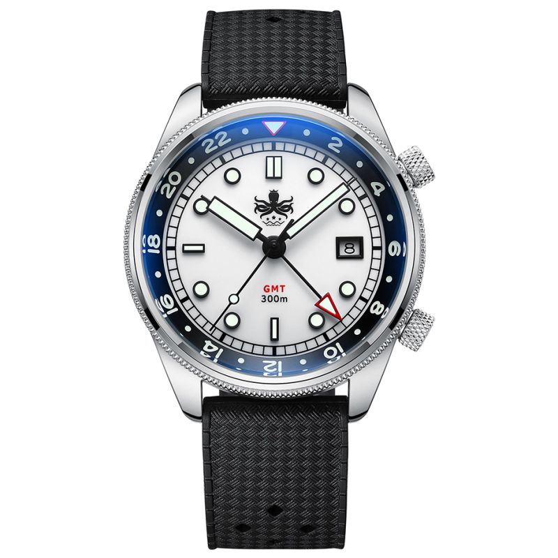 Phoibos Eagle Ray GMT White PX023G Phoibos Eagle Ray GMT White PX023G