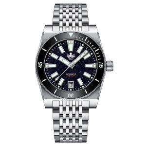 Phoibos Narwhal PY051B Dark Blue Aventurine Limited Edition