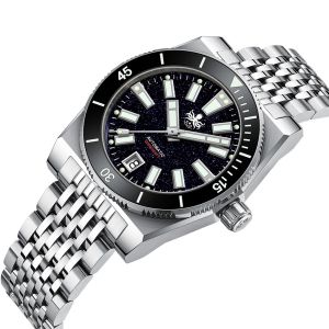 Phoibos Narwhal PY051B Dark Blue Aventurine Limited Edition